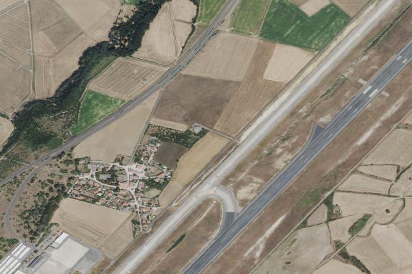 Vista aérea de vivienda en Vitoria-Gasteiz (Araba/Álava)