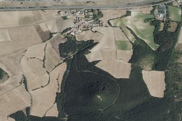 Vista aérea de vivienda en Vitoria (Araba/Álava)