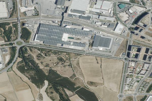 Vista aérea de vivienda en Elciego (Araba/Álava)