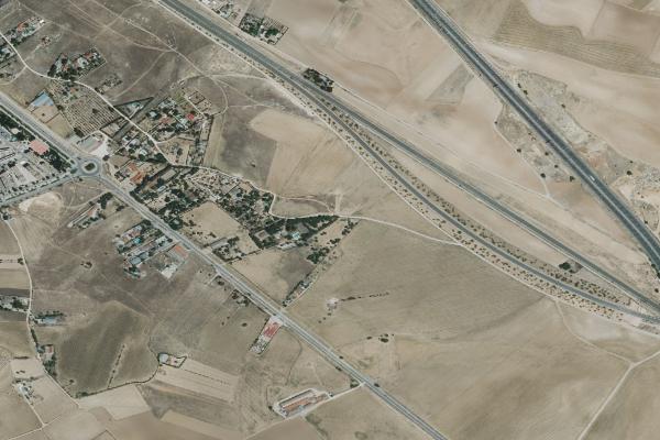 Vista aérea de solar en Caudete (Albacete)