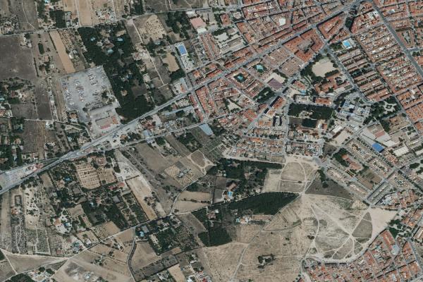 Vista aérea de finca rústica en Albacete (Albacete)