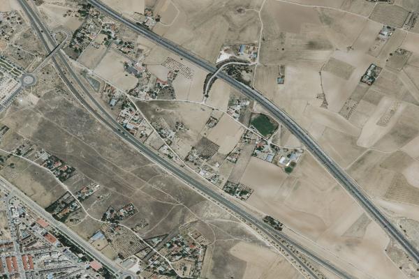 Vista aérea de trastero en Alatoz (Albacete)