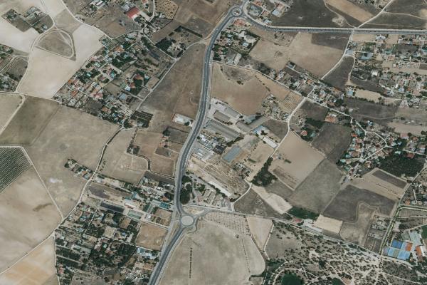 Vista aérea de garaje en Albacete (Albacete)