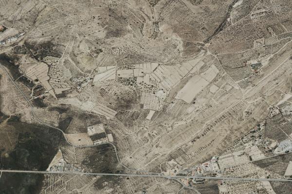 Vista aérea de vivienda en La Nucia (Alicante/Alacant)