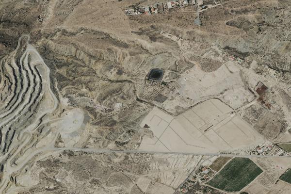 Vista aérea de vivienda en Aspe (Alicante/Alacant)