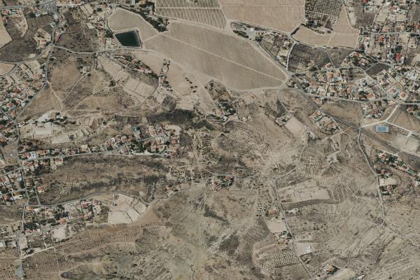 Vista aérea de garaje en Aspe (Alicante/Alacant)