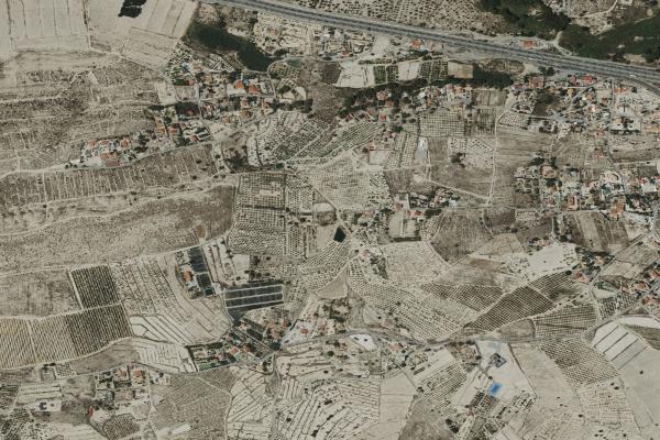 Vista aérea de garaje en Aspe (Alicante/Alacant)