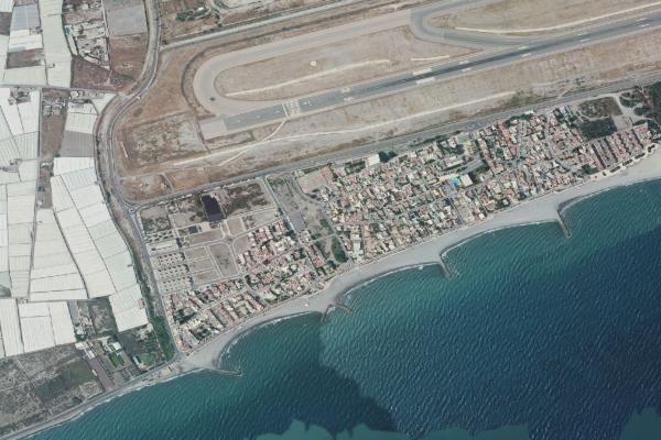 Vista aérea de vivienda en Vera (Almería)