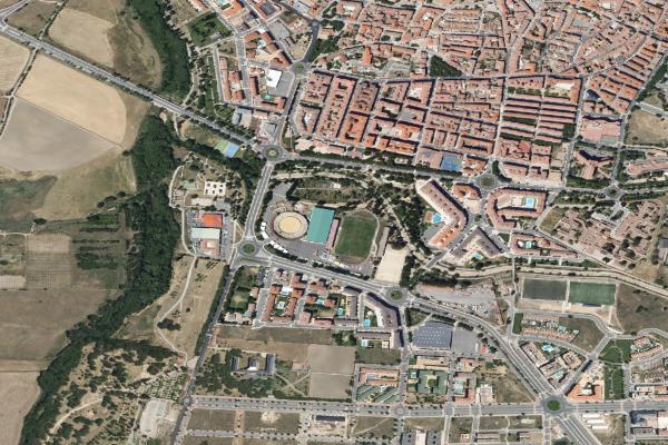 Vista aérea de inmueble en El Tiemblo (Ávila)