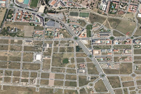 Vista aérea de vivienda en Arenas de San Pedro (Ávila)