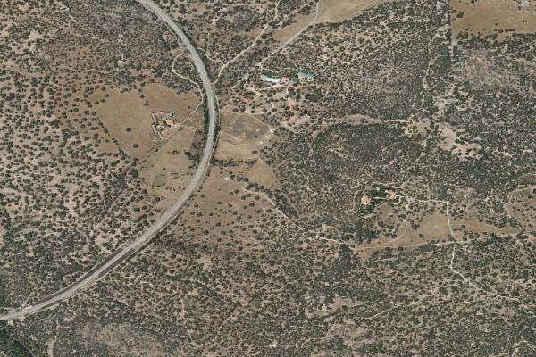 Vista aérea de garaje en El Barraco (Ávila)