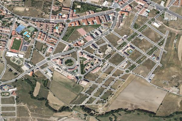 Vista aérea de garaje en El Barraco (Ávila)