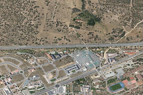 Vista aérea de garaje en El Barraco (Ávila)