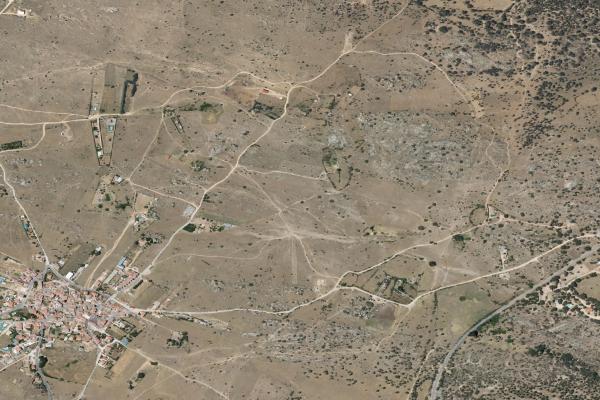 Vista aérea de garaje en El Barraco (Ávila)