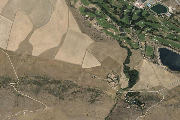 Vista aérea de garaje en El Barraco (Ávila)