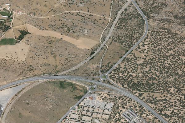Vista aérea de garaje en El Barraco (Ávila)