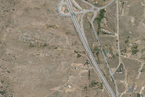 Vista aérea de garaje en El Barraco (Ávila)