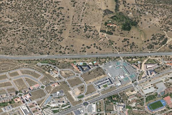 Vista aérea de vivienda en Avila (Ávila)