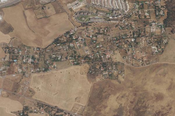 Vista aérea de vivienda en Almendralejo (Badajoz)