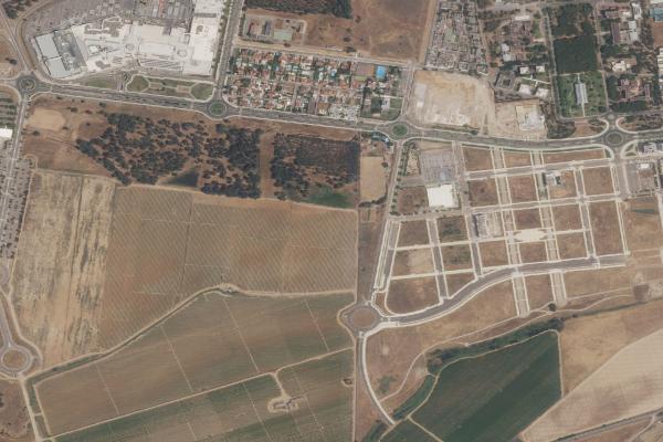 Vista aérea de vivienda en Don Benito (Badajoz)