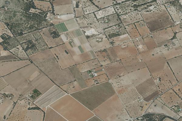 Vista aérea de vivienda en Palma de Mallorca (Illes Balears)