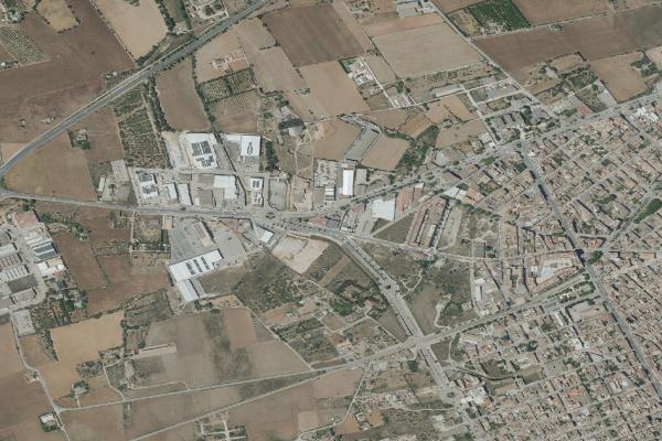 Vista aérea de garaje en Palma (Illes Balears)