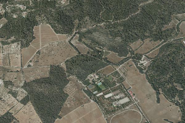 Vista aérea de vivienda en Palma (Illes Balears)