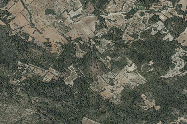 Vista aérea de trastero en Alaro (Illes Balears)