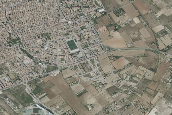 Vista aérea de inmueble en Alaro (Illes Balears)