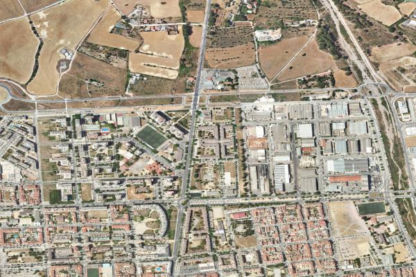 Vista aérea de vivienda en Barcelona (Barcelona)