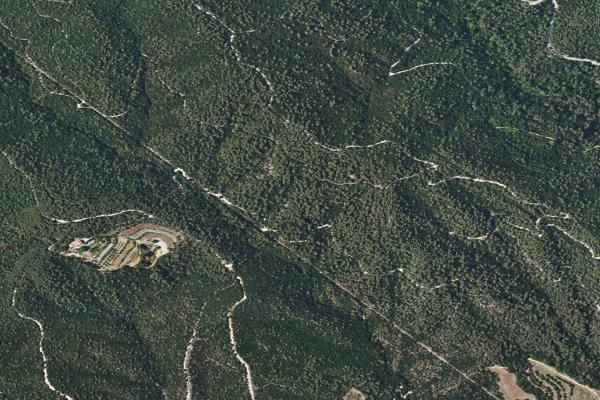 Vista aérea de garaje en Igualada (Barcelona)