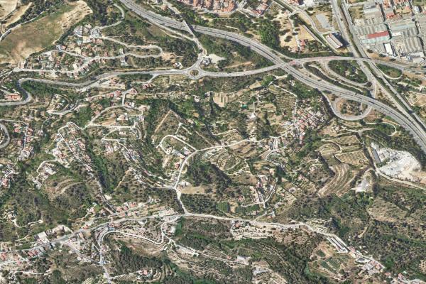 Vista aérea de garaje en Igualada (Barcelona)
