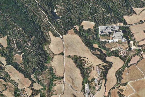 Vista aérea de local comercial en Vilafranca del Penedes (Barcelona)
