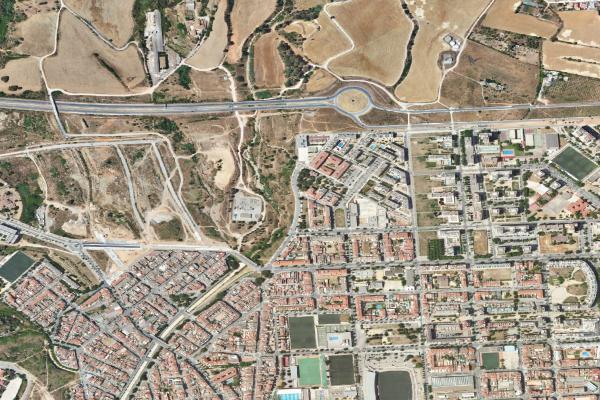 Vista aérea de vivienda en Sant Cugat del Vallés (Barcelona)