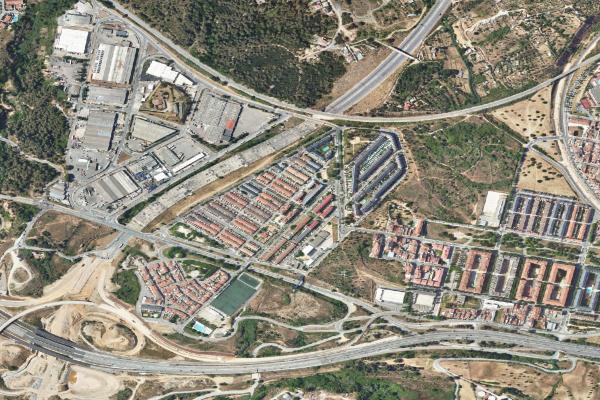 Vista aérea de vivienda en Granollers (Barcelona)