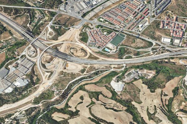Vista aérea de vivienda en Granollers (Barcelona)