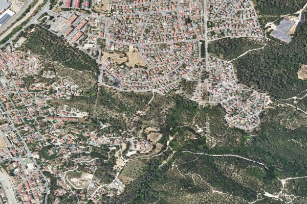 Vista aérea de vivienda en Barcelona (Barcelona)