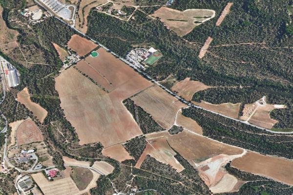 Vista aérea de vivienda en Barcelona (Barcelona)