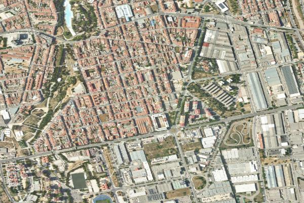 Vista aérea de inmueble en Sant Pere de Ribes (Barcelona)