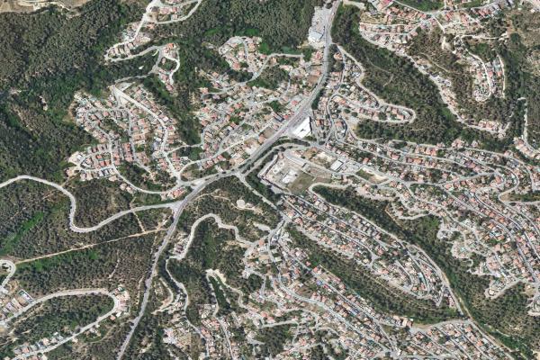 Vista aérea de inmueble en Sant Pere de Ribes (Barcelona)