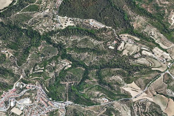 Vista aérea de inmueble en Sant Pere de Ribes (Barcelona)