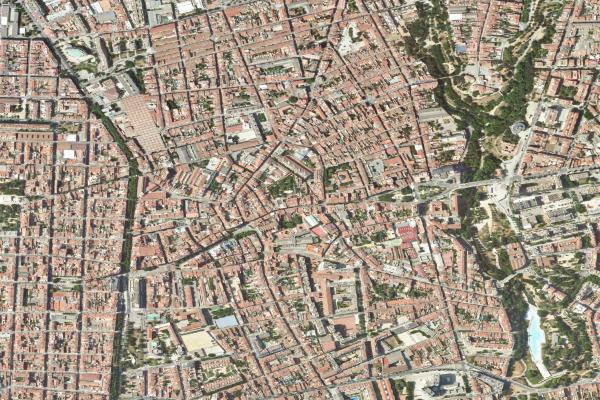 Vista aérea de inmueble en Sant Pere de Ribes (Barcelona)