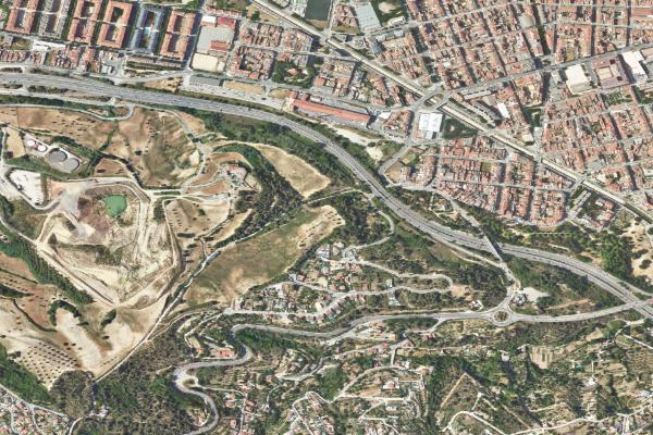 Vista aérea de inmueble en Sant Pere de Ribes (Barcelona)