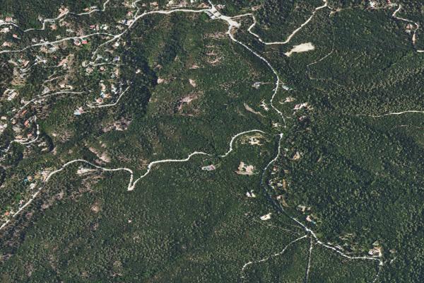 Vista aérea de solar en Sant Cugat del Vallés (Barcelona)