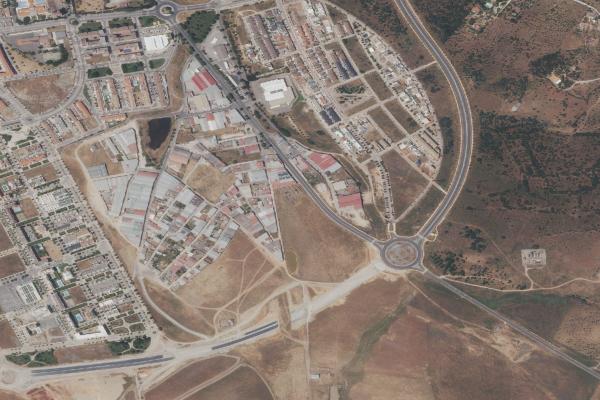 Vista aérea de finca rústica en Peraleda de San Roman (Cáceres)