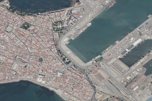 Vista aérea de vivienda en Prado del Rey (Cádiz)