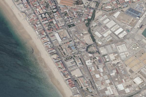 Vista aérea de vivienda en Jerez de la Frontera (Cádiz)