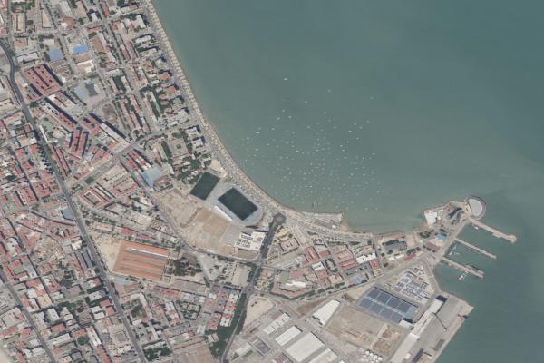 Vista aérea de vivienda en El Puerto de Santa Maria (Cádiz)