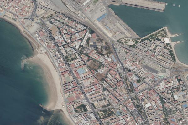 Vista aérea de vivienda en Jerez de la Frontera (Cádiz)