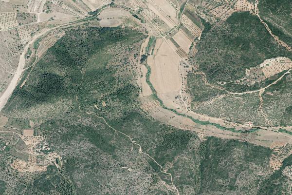 Vista aérea de vivienda en Moncofa (Castellón/Castelló)